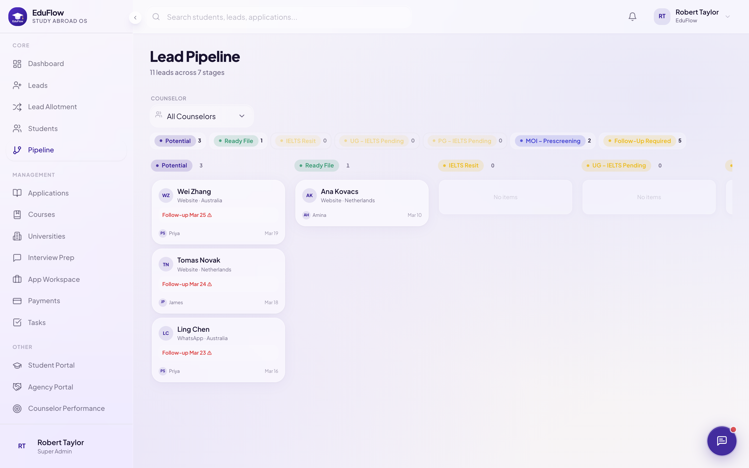Application pipeline